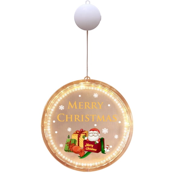 Light Up Window Decorations, Pack of 3, Battery Operated | Christmas Ornaments, Tree,Merry Christmas Sign