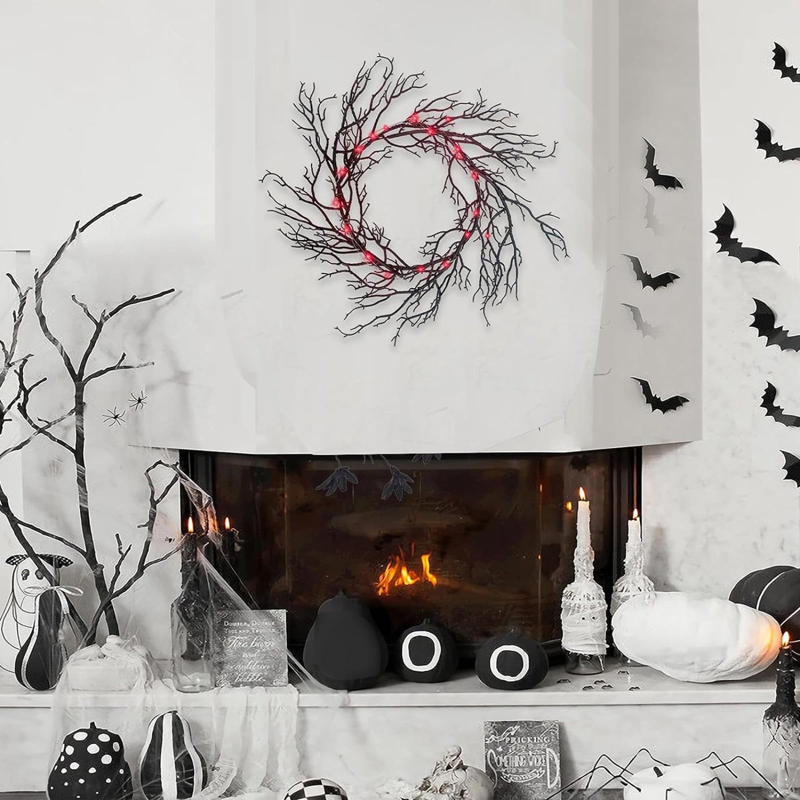 Light Up Wreath Wreath For Front Door Valentines Day Door Wreath