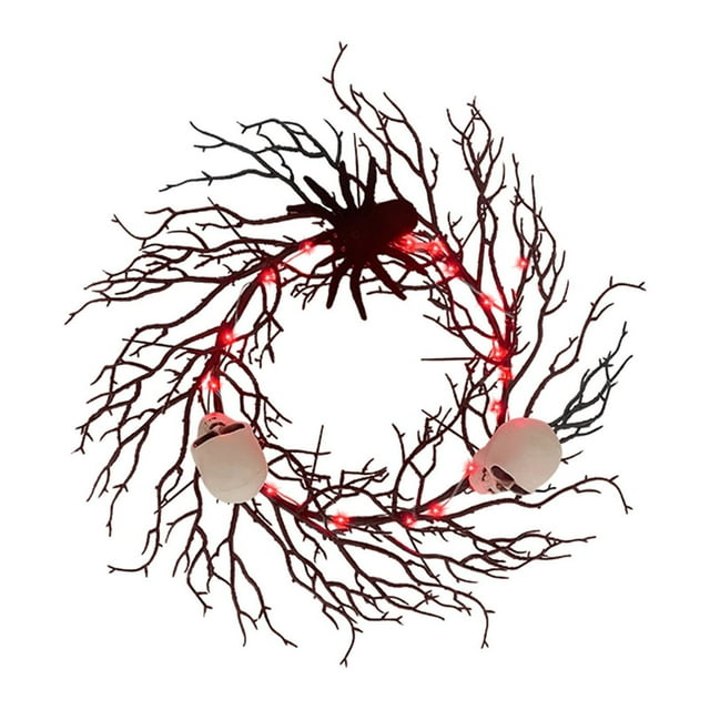 Light Up Wreath Wreath For Front Door Wreath Battery Operated Wreath Wreath Light Up Hangable