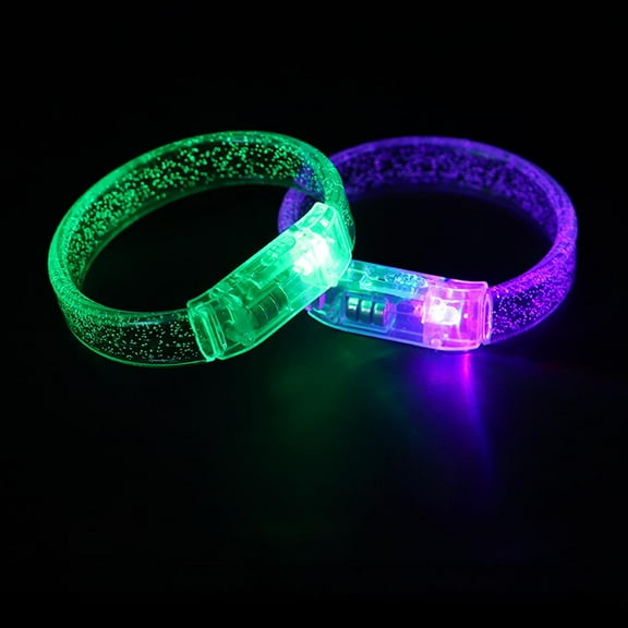 Light Up Wristband Flashing Arm Wrist Bands LED Glow Bracelets For Bar cycling Sport Concert Birthday Party Outdoor