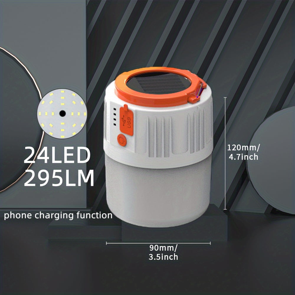 solar lamp with usb charging