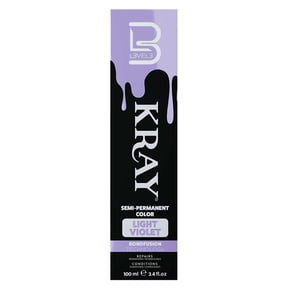 Level 3 Kray Semi Permanent Hair Color - Semi Permanent Hair Dye with Aloe Vera