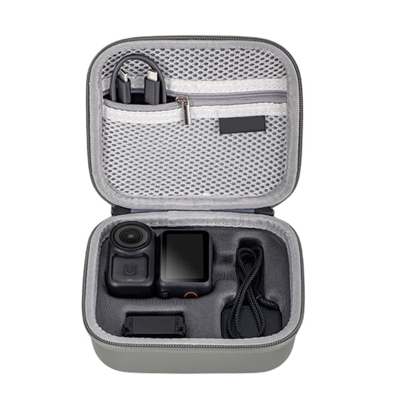 Light Waterproof Protective Case For Action Cameras Gear And Essential Accessories With Secure Zippers Closures