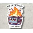 thumbnail image 1 of Light Way Dumpster Fire Sticker, 1 of 4