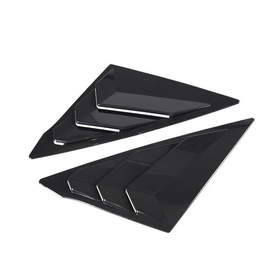 Light Weight ABS Car Window Louvers Window Shutter Cover Trim Side Window Shades Cover Blinds