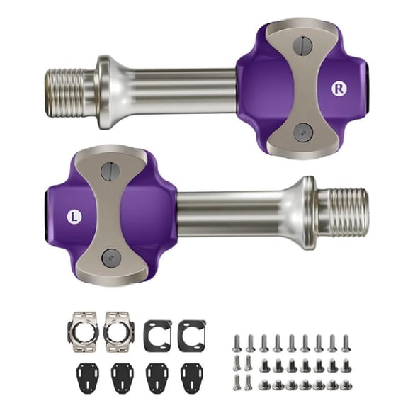 Light Weight Aluminum Alloys Road Bike Clipless Pedals Auto Bicycles Cycling Pedals Bicycles Part