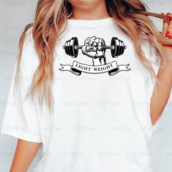 Light Weight Baby Limited Edition Funny Gym Workout Fitness Sarcastic T-Shirt Unisex, up to 5XL