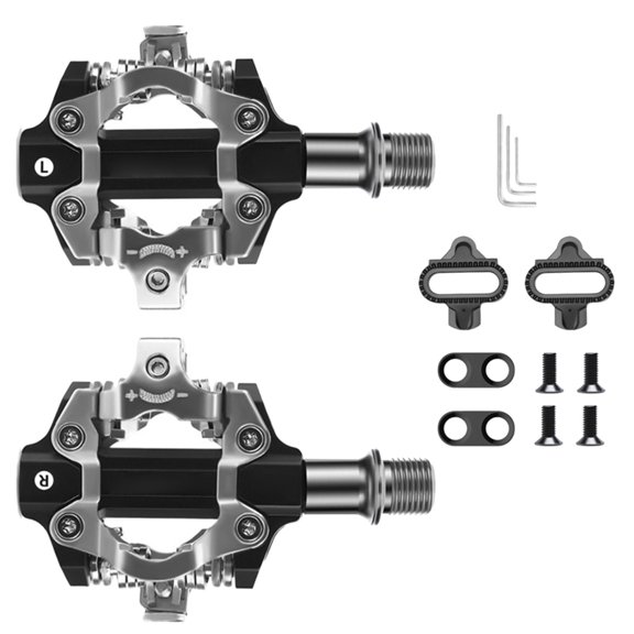 Light Weight Bike Pedal Smooth Design With Look Systems High Performances Cycling Pedals Easy Install Lock Cleats Pedal