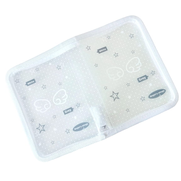 Light Weight Clear Receipt Case Water Resistant File Organiser 16X12cm Small Document Bag For School Supplies