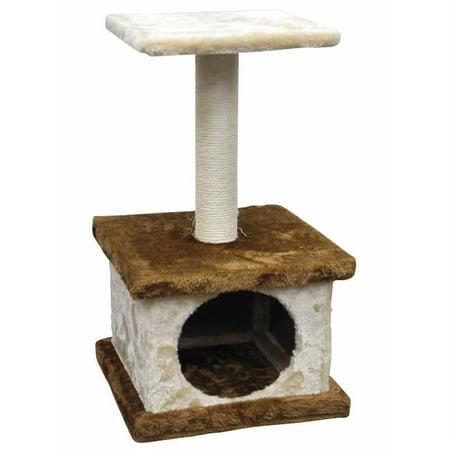 Light Weight Economical Cat Tree Furniture - Beige & Brown