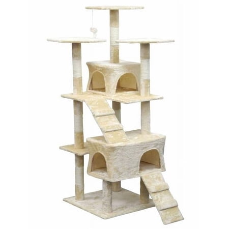Light Weight Economical Cat Tree Furniture, Beige