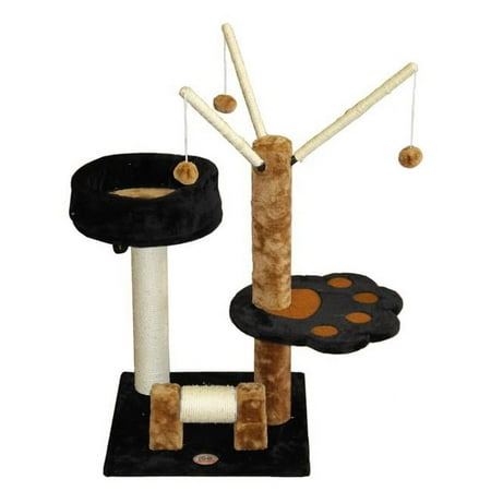 Light Weight Economical Cat Tree Furniture - Black & Brown