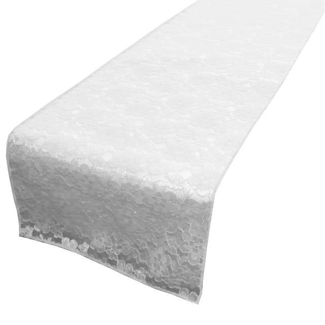 Light Weight Floral Sheer Lace Table Runner / Wedding Table Top Décor ...