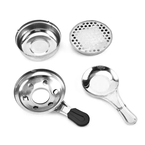 Light Weight Fondue for Burner 9.5cm Windproof Alcohol Stove Outdoor Cooking Sto