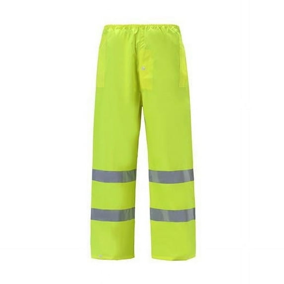 Light Weight High-Viz Rain Pants, Lime - 4XL