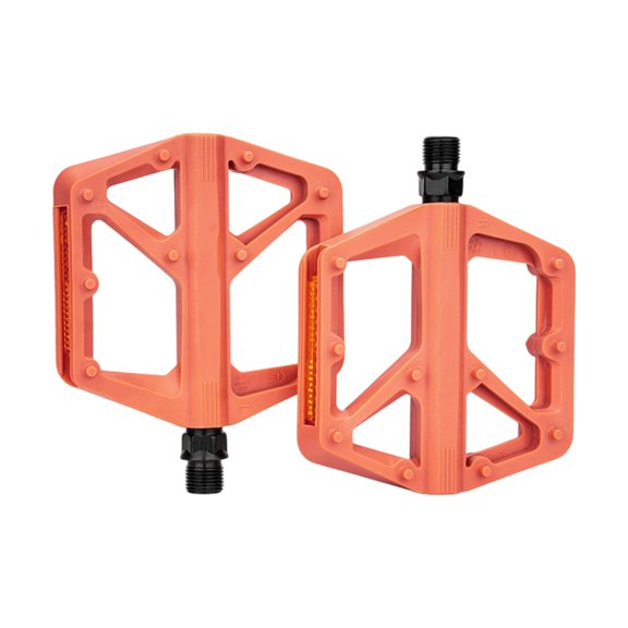 Light Weight Nylon Mountain Bicycles Pedals Wide Flat Cycling Pedals Seal Bearings Nonslip Bicycles Pedals Easy to Use
