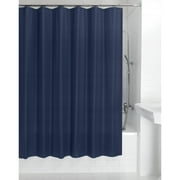 Light Weight PEVA Shower Curtain Liner, Weighted Magnetic Hem, Dark Blue, 70" x 71", Mainstays