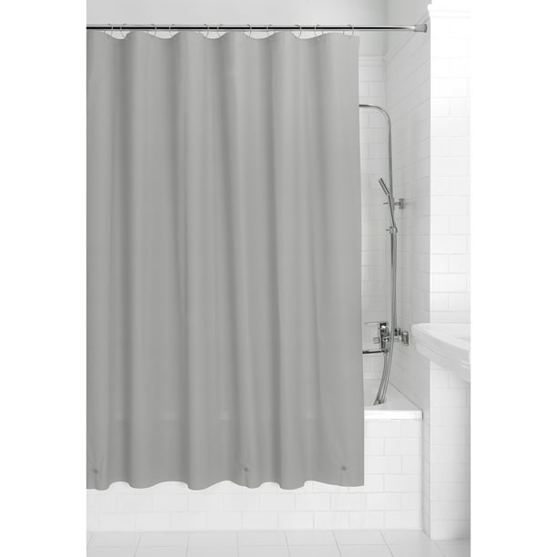 Light Weight PEVA Shower Curtain Liner, Weighted Hem, Light