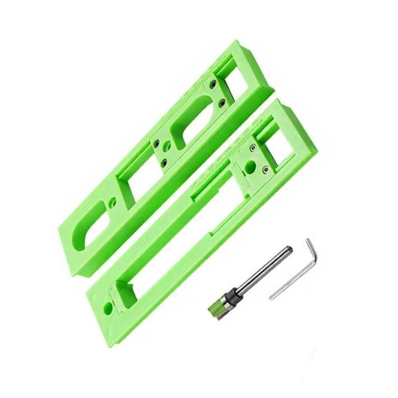 Light Weight Plastic Carpenter Slotting Template Precisions Slotting Tool for Installing Concealed Hinge Enduring