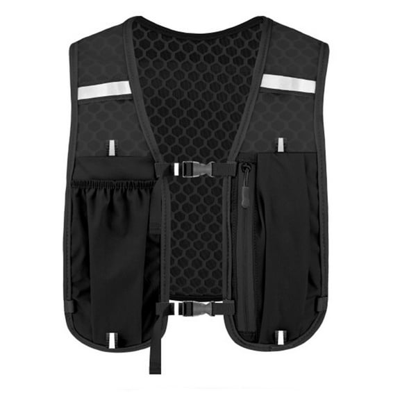 Light Weight Running Vest With Phone Holder Reflective Vest Water Bladder Pack For Men Women Outdoor Cycling Hiking