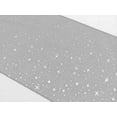 thumbnail image 1 of Light Weight Sheer Organza with Silver Stars Decorative Table Runner Silver, 1 of 1