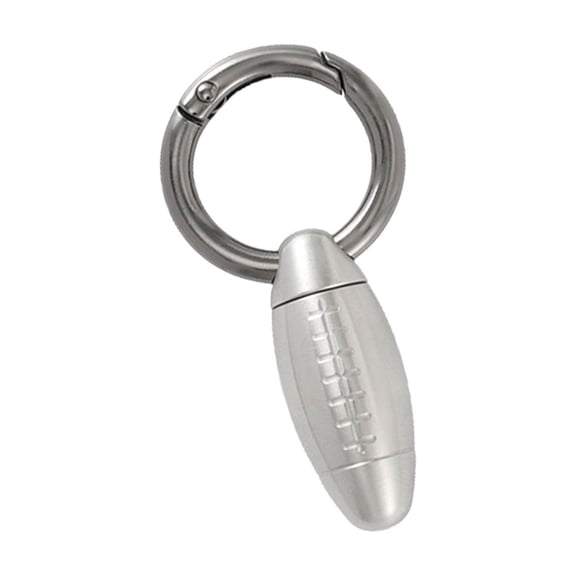 Light Weight Stainless Steel Pills Organizers Pocket Pills Box Waterproofs Container Keychains for Medication Storage