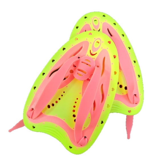 Light Weight Swim Training Hand Paddles Swimming Frogs Paddles With Adjustable Silicone Strap for Long Terms Use