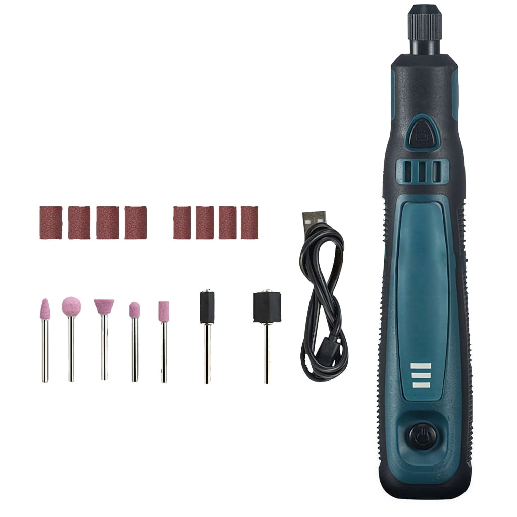 Light Weight Wireless Electric Engraving Pen Rechargeable Miniature Rotary Tool for Delicate Jade Carving Grinding Drill
