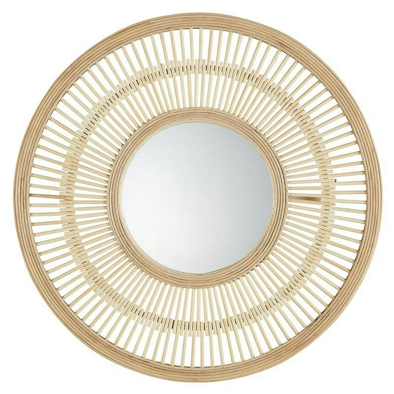 Light Wheel Bamboo Mirror – Pigment