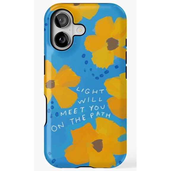 Light Will Meet You Inspirational Quote Hopeful Motivation Letter Phone Case for iPhone 17 16 15 14 13 12 11 Pro Max