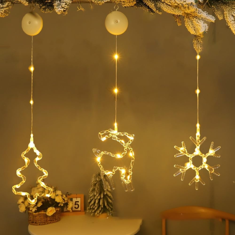 Canora Grey 4 Pack Christmas Window Silhouette Lights Decorations - View #11
