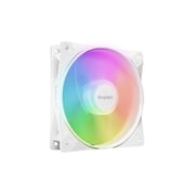 Light Wings | 120mm PWM High Speed Case Fan | High Performance Cooling Fan | Compatible with Desktop | Low minimum rpm | Low Noise | White | BL133