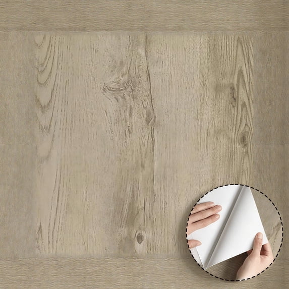 Light Wood Grain Wallpaper Rustic Farmhouse Modern Waterproof Self Adhesive and Removable Wall Decoration Peel and Stick for Living Room Bedroom Kitchen Cabinet Drawer Dorm Room 17.7 * 118 in