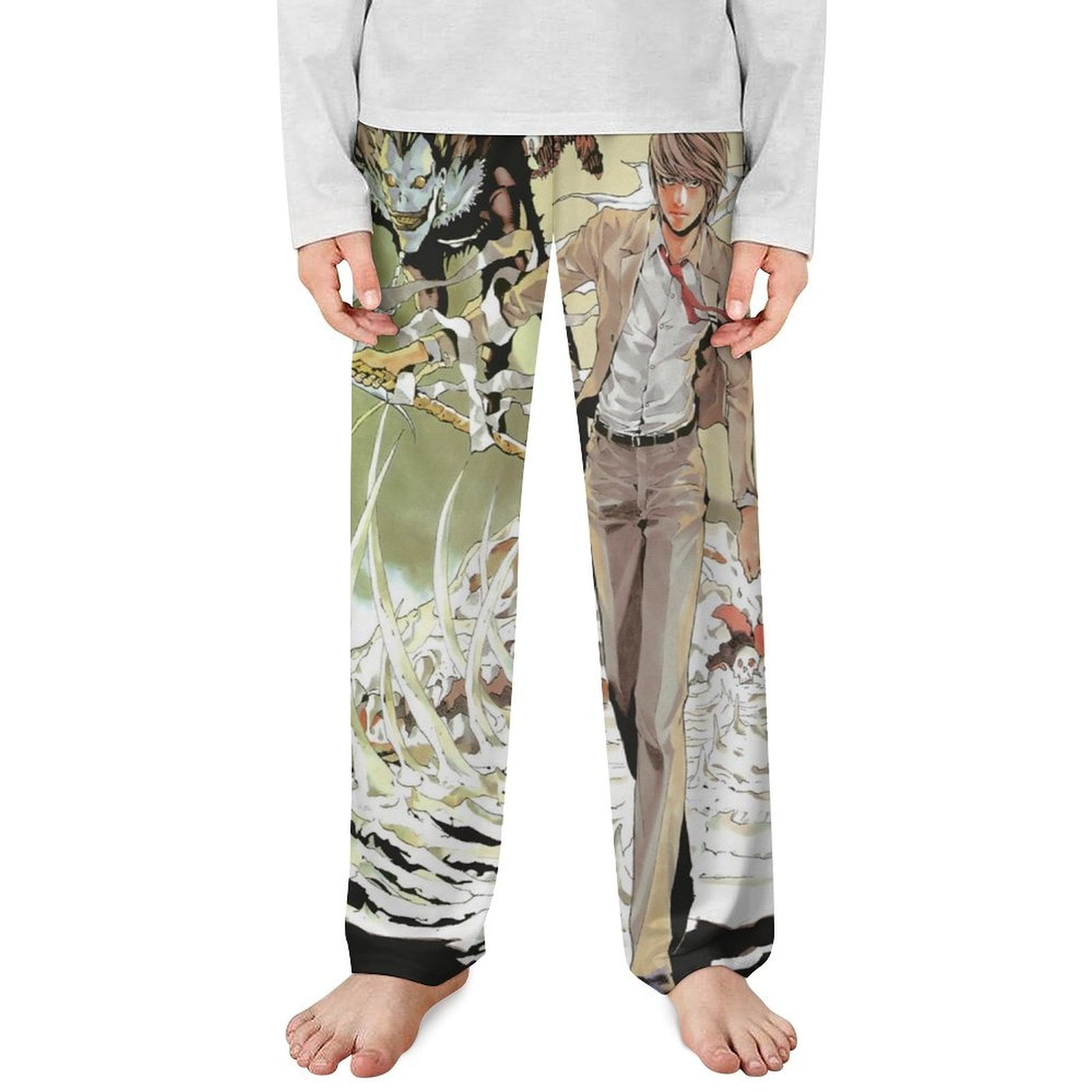 Light Yagami Death Note Children's Pajamas Cozy Lounge Straight Leg ...