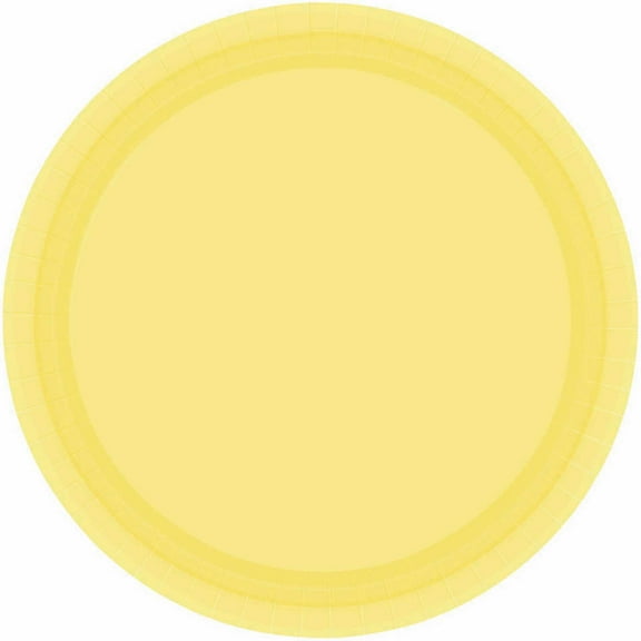 Light Yellow 7" Paper Plates, 20 ct. - Party Supplies