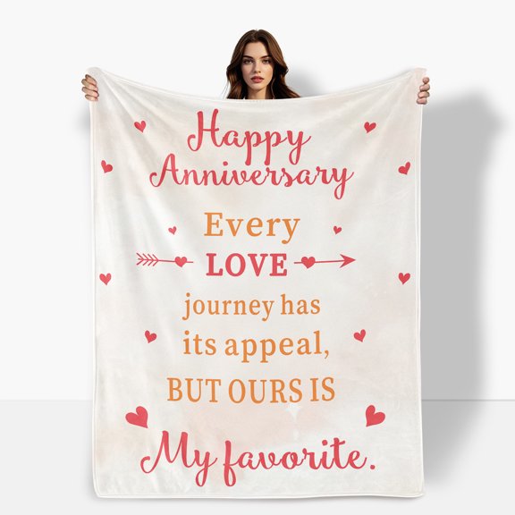 Light Yellow Heart Love Fleece Blanket Anniversary Gift For Couples Sofa Bed Travel Camping Polyester Throw Shipped From USA Soft Warm Comfortable Flannel Blanket Ideal For Family Friends Gift