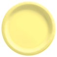 thumbnail image 1 of Light Yellow Round Paper Plates | 8 1/2" | Pack of 20 | Party Supply, 1 of 1