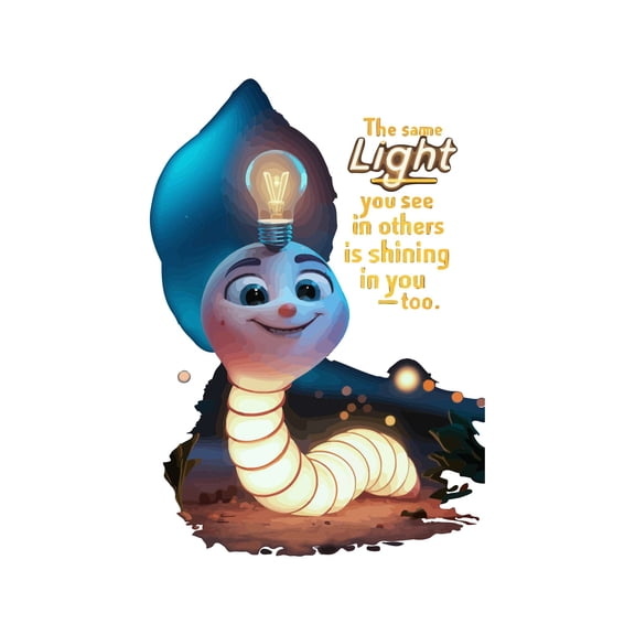 Light You See In Others Shining In You Motivated Appreciative Grateful Life Quote Wall Art Sticker Designs Vinyl Stickers For Home House Walls Rooms Windows Bedroom Decoration Size (20x20 inch)