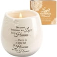 thumbnail image 1 of Pavilion Gift Company Ceramic Candle Holder, 8 Ounces, 3.5"H, Off-White, 1 of 5
