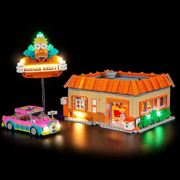Light for Lego-10352 The Simpsons: Krusty-Burger - Led Lighting Kit Compatible with Lego Building Blocks Model - NOT Included The Model Set
