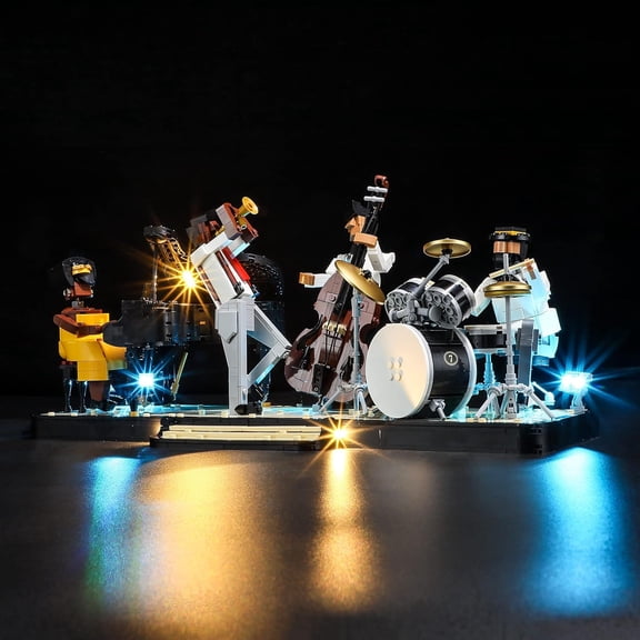 Light for Lego 21334 Jazz Quartet - Led Lighting Kit Compatible with Lego Building Blocks Model - NOT Included The Model Set