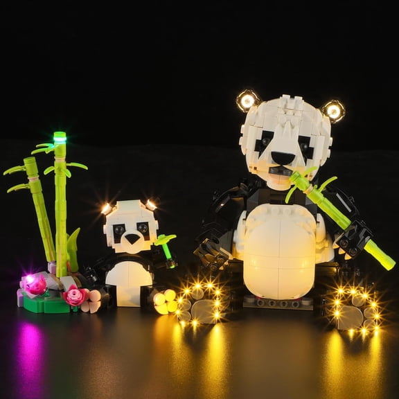 Light for Lego-31165 Wild-Animals: Panda-Family - Led Lighting Kit Compatible with Lego Building Blocks Model - NOT Included The Model Set