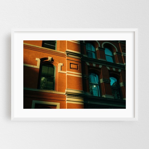 Light in Soho - Manhattan New York Photography Architecture City Modern Art White Framed Wall Art Print 5 x 7 inches