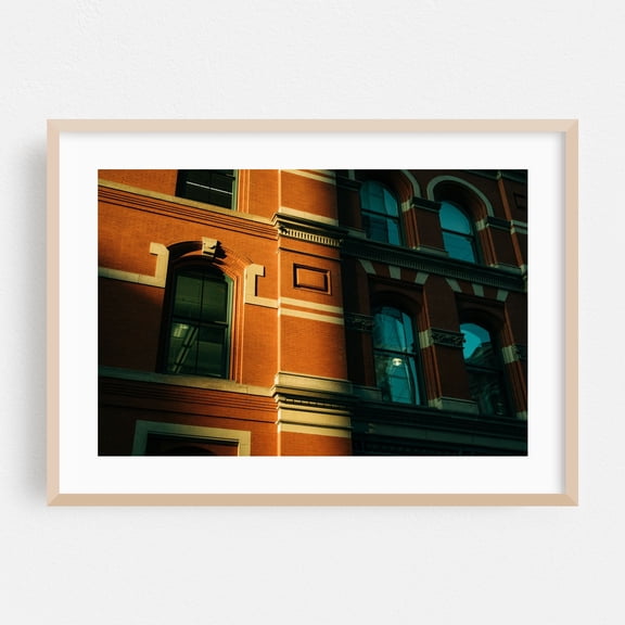 Light in Soho - Manhattan New York Photography Oak Framed Wall Art Print 12 x 18 inches
