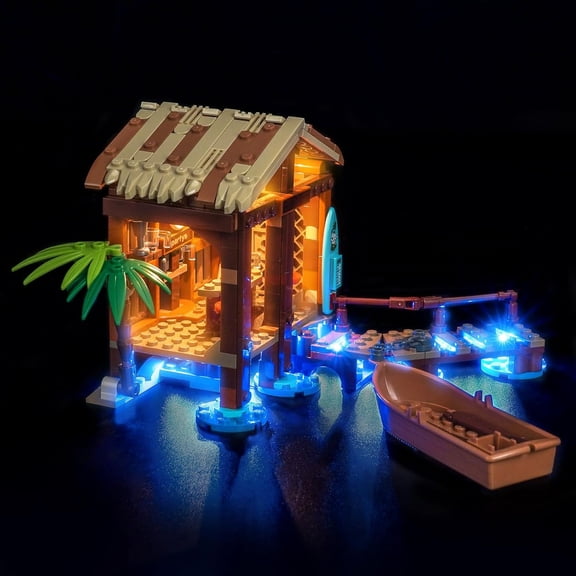 Light kit Compatible with Lego 75636 Windmill Village Hut - No Model Only Light, LED Lighting Accessories Compatible with Lego ONE Piece Windmill Village Hut