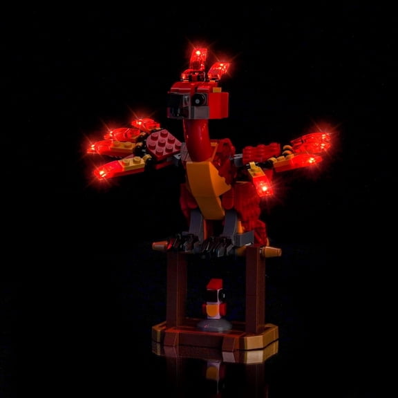 Light kit Compatible with Lego 76448 Fawkes: Dumbledore's Phoenix - No Model Only Light, LED Lighting Accessories Compatible with Lego 76448