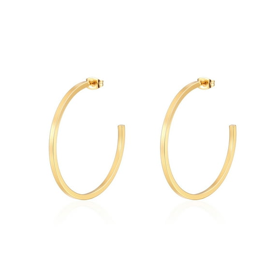 Light luxury fashion geometric circle earrings, ultimate luxury, simple and fashionable, perfect for all kinds of clothing collocation, suitable for daily commuting