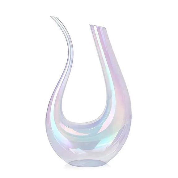 Light luxury red wine decanter, 500ml large capacity, desktop decoration, transparent color.