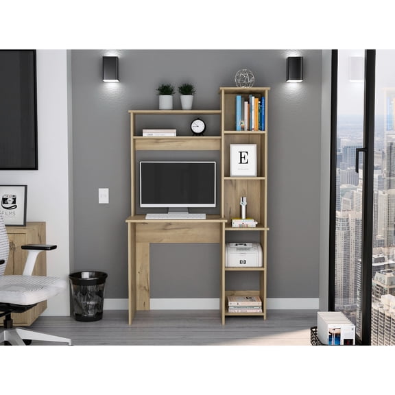 Light oak and beige combination | Adds a touch of elegance to the room | Enhances the overall aesthetic