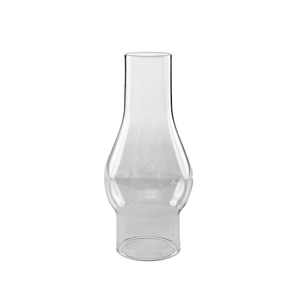 Light of Mine - 2.125" X 6.5" Oil Lamp Replacement Chimney - Clear Smooth Top Borosilicate Chimney (2 1/8" x 6 1/2")